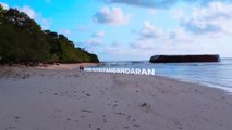 Beach Pantai Pasir Putih Pangandaran - Air Laut Pangandaran Surut - MV Viking