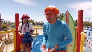 Blippi explora un parque acuático | Aprende con Blippi | Videos educativos para niños part 1