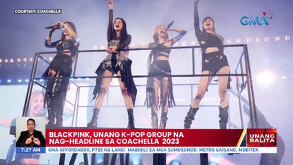 Blackpink, unang K-Pop group na nag-headline sa Coachella 2023 | UB