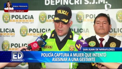 SJM: mujer acuchilla a embarazada luego de enterarse que su novio era el padre de la criatura