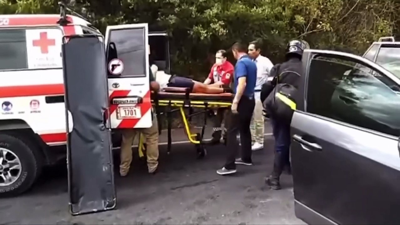 Camilo Rodriguez sufrió accidente en Cartago