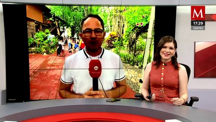 Turistas gozan del último día de vacaciones en el estado de San Luis Potosí