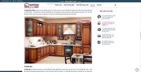 Thiết kế tủ bếp