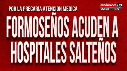 Por la precaria atención médica, formoseños acuden a hospitales salteños
