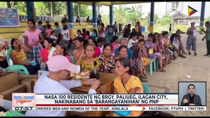 Nasa 100 residente ng Brgy. Paliueg, Ilagan City, nakinabang sa 'Barangayanihan' ng PNP