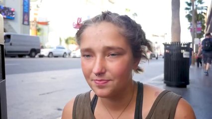 Why she says Homeless with better than working