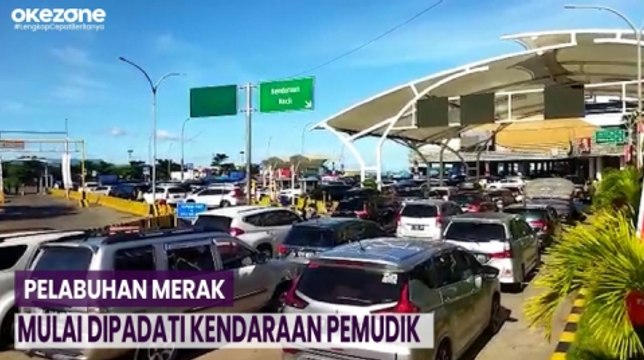 Mudik Lebaran, Pelabuhan Merak Mulai Dipadati Pemudik ke Sumatera