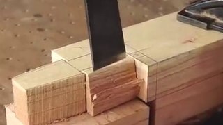 DIY Japanese pole tenon joinery amazing Woodworking Techniques And Skills  Build Magic Wood Joints