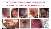 Bs Tuy trả lời những câu hỏi bệnh nhân quan tâm khi sử dụng Cao dán gia truyền