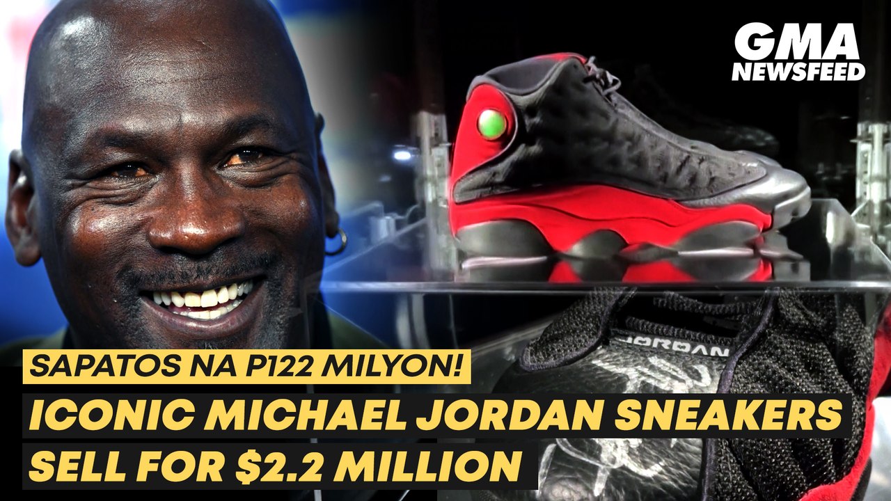 Iconic Michael Jordan sneakers sell for $2.2 million | GMA News Feed