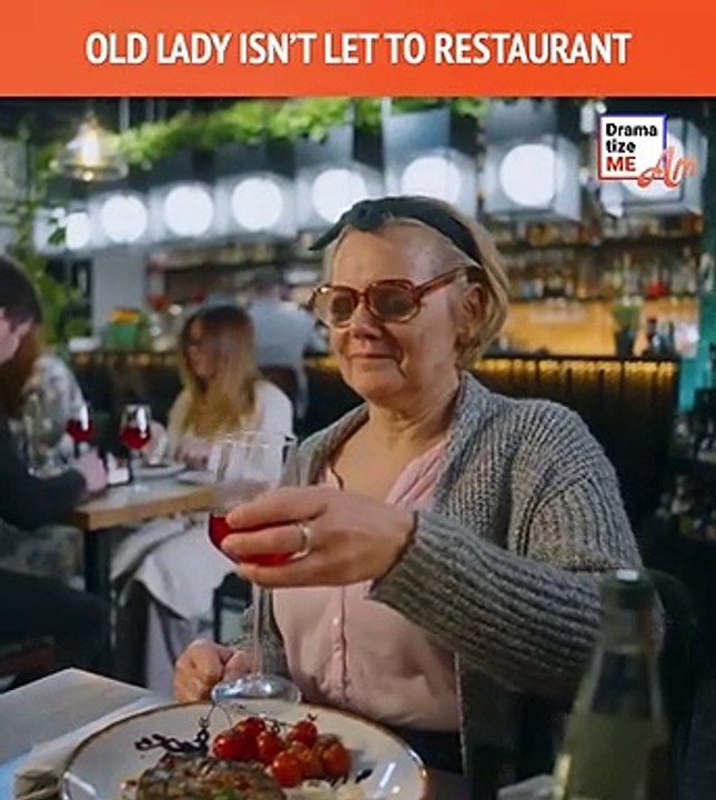 Old lady isn’t let to restaurant