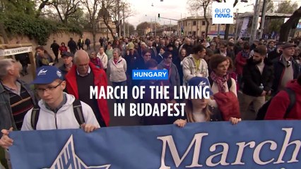 Thousands turn out for 'March of the Living' Holocaust remembrance parade in Budapest