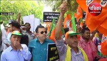शराब नीति मामला: बीजेपी कार्यकर्ताओं ने किया CM केजरीवाल के खिलाफ विरोध प्रदर्शन