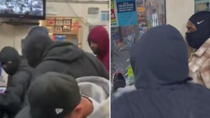 Los Angeles'te kalabalık bir grup benzin istasyonunu yağmaladı! Binlerce dolar kayıp var