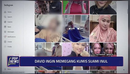 David Ozora Kesampaian Pegang Kumis Adam Suseno, Inul Daratista Ikut Bahagia | POP NEWS