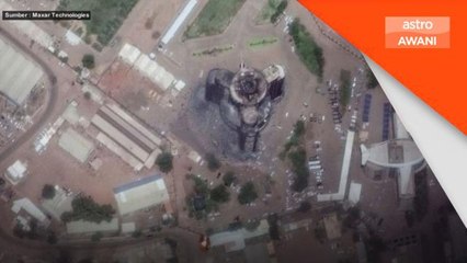 Pesawat terbakar, bangunan kerajaan musnah