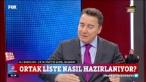 Ali Babacan açıkladı: Ortak listeyle seçime girme teklifi CHP'den geldi