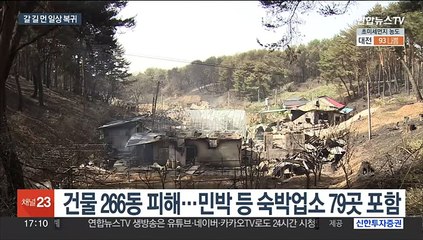 '산불' 강릉, 특별재난지역 선포에도 지원금 부족…책임 공방도 우려