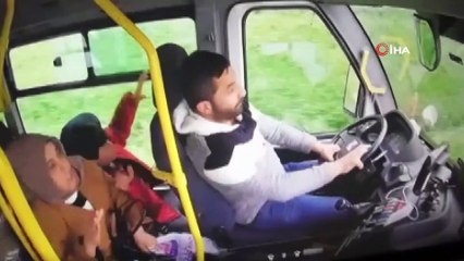 OTOBÜS ŞOFÖRÜ UYUYA KALDI, GÖZÜNÜ TARLADA AÇTI