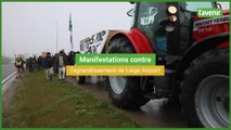 Liège Airport : 300 manifestants défendent la “cause paysanne”