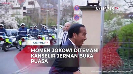 Jokowi Buka Puasa Bersama Kanselir Jerman Olaf Scholz, Santap Buah Kurma!