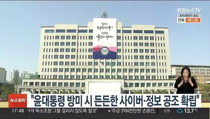 대통령실 "윤대통령 방미시 사이버·정보 공조 방안 나올 것"