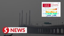Air pollutant index readings in Penang at unhealthy levels