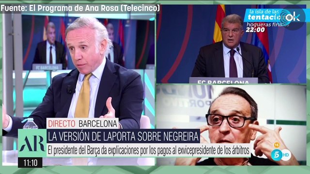 Eduardo Inda: Laporta está utilizando el lenguaje de los políticos corruptos