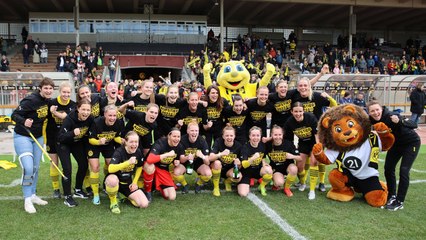 15 Treffer und Aufstiegsparty: BVB-Frauen steigen nach Schützenfest auf