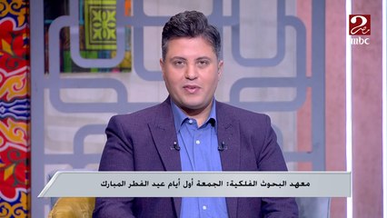 معهد البحوث الفلكية: الجمعة أول أيام عيد الفطر المبارك