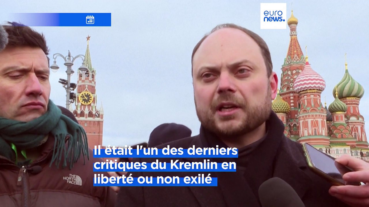 Russie : l'opposant Vladimir Kara-Mourza condamné à 25 ans de prison