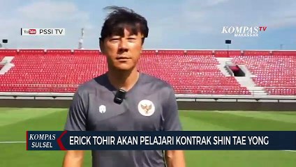 Erick Thohir Akan Tinjau Ulang Kontrak Shin Tae Yong ⚽
