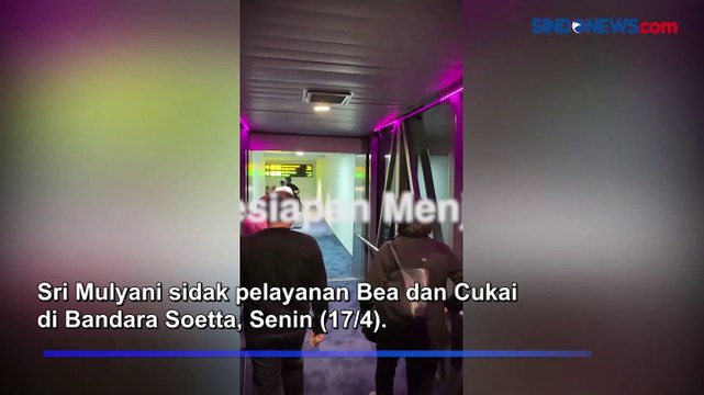 Pulang dari AS, Sri Mulyani Sidak Proses Pelayanan Bea Cukai Bandara Soetta