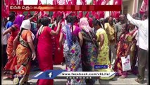 CPI Leaders Protest In Front Of Jangaon Collectorate For Double Bedroom Houses _ V6 News