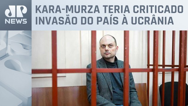 Rússia condena opositor Vladimir Kara-Murza a 25 anos de prisão