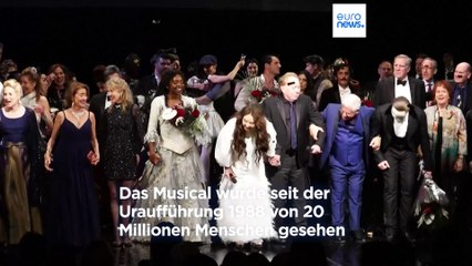 Der Vorhang fällt: "Das Phantom der Oper" zum letzten Mal in New York aufgeführt