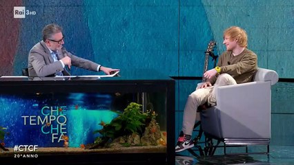 Ed Sheeran e il regalo speciale di Fabio Fazio alle figlie - Video