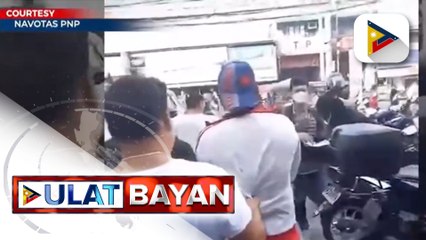 Lalaki at babae na suspect sa pangingikil, huli sa entrapment op sa Navotas