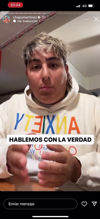 El descargo del Chapu Martínez, luego de ser golpaeado en  un partido de fútbol