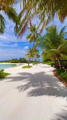 Pantai yg sangat asri dan bersih di Maldives