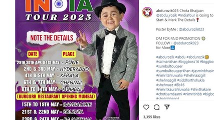 Abdu Rozik all set to tour with A R Rahman