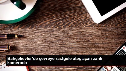 Download Video: Bahçelievler'de çevreye rastgele ateş açan zanlı kamerada