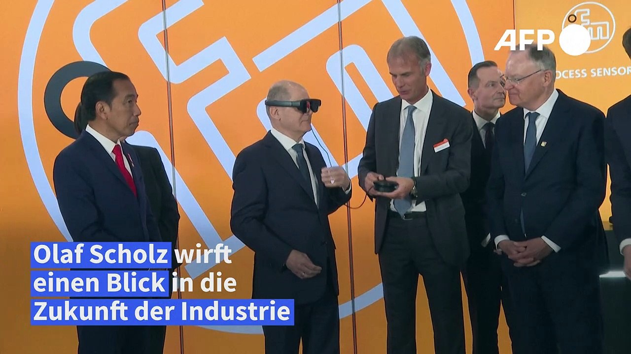 Scholz besucht Hannover Messe
