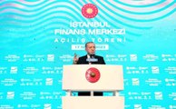 Cumhurbaşkanı Recep Tayyip Erdoğan İstanbul Finans Merkezi açılış töreninde açıklamalarda bulunuyor.