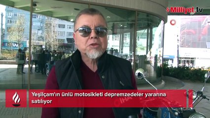 Yeşilçam'ın ünlü motosikleti depremzedeler yararına satılıyor