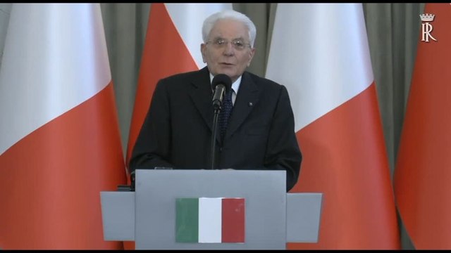 Mattarella in Polonia: sostegno all'Ucraina finché necessario