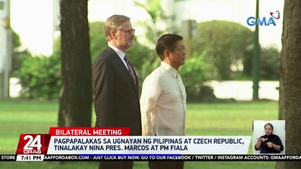 Pagpapalakas sa ugnayan ng Pilipinas at Czech Republic, tinalakay nina Pres. Marcos at PM Fiala | 24 Oras