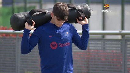 Download Video: El Barça empieza a preparar el partido del domingo ante el Atlético