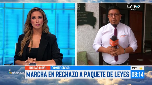 Comité Cívico cruceño y sectores sociales, marcharán en rechazó al paquetazo de leyes impulsado por el Gobierno