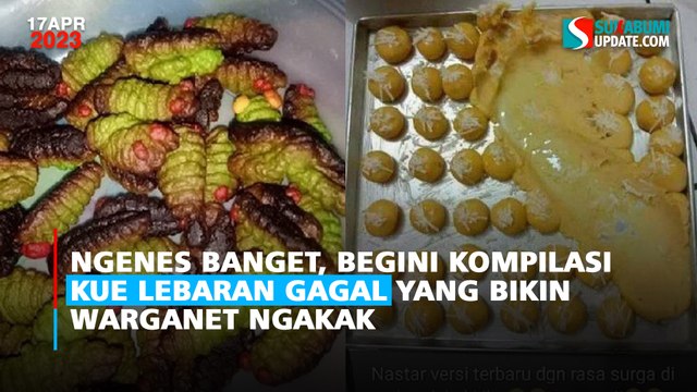 Ngenes Banget, Begini Kompilasi Kue Lebaran Gagal yang Bikin Warganet Ngakak